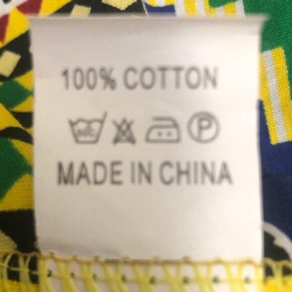 Kayra Imports multi-color kente print skirt sz M - Picture 9 of 9